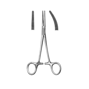 Instrumentos Quirúrgicos Básicos: Pinzas Hemostáticas, Pinzas Mosquito, Portaagujas, con acabados Pulido, Espejo, Satinado, Lijado Mate, curvas y rectas, 13 cm - Product Image 4