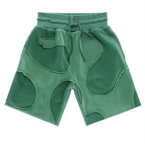 Pantalones Cortos de Hombre al por Mayor Tallas Grandes Estilo Urbano Lavado para Gimnasio, Oversize, con Lavado Ácido, Estampado Personalizado DTG y Serigrafía - Product Image 6