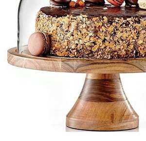 Support à gâteaux en bois fait main, écologique, très demandé, finition naturelle, élégant pour présenter gâteaux, desserts, muffins, pâtisseries - Product Image 4