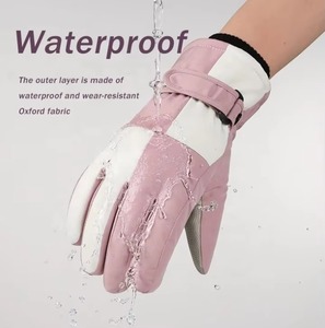 Women Ski <b>Gloves</b> Snow Waterproof Touchscreen Winter <b>Warm</b> Snowboarding Windproof Cold Weather Anti Slip Warmth Luxurious Comfort - Product Image 2