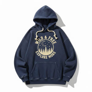 Sweat à capuche pour homme en coton 100% - Tissu polaire doux, chaud, respirant et confortable - Coupe classique pour un usage quotidien décontracté - Product Image 6