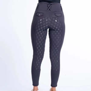 Pantalons d'équitation d'hiver personnalisés pour femmes avec poche latérale, collants d'équitation à assise intégrale, doublés polaire, jodhpurs et culottes d'équitation - Product Image 2