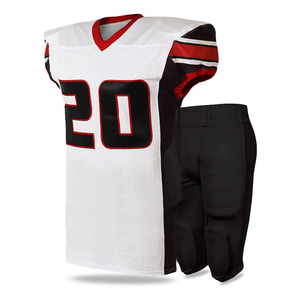 ชุดยูนิฟอร์มอเมริกันฟุตบอลคุณภาพสูงสำหรับเยาวชน เหมาะสำหรับการฝึกซ้อม ชุดยูนิฟอร์มอเมริกันฟุตบอลคุณภาพสูง คอวี แขนสั้น สำหรับผู้ชาย - Product Image 3