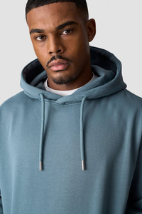 Trendy Oversized Hoodie and Short <b>Set</b> 100% Cotton Fleece Designer Streetwear Stylish Drop Shoulder Two-Piece Outfit - Product Image 5