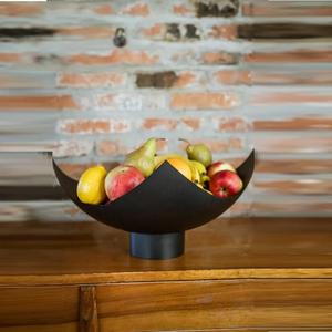 Bol décoratif en métal de haute qualité pour table de salon et porte-fruits de cuisine, disponible au prix de gros pour l'exportation - Product Image 1