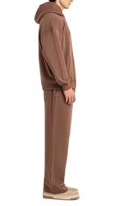 Ensemble de survêtement unisexe en molleton de coton avec broderie et impression unie - Product Image 4