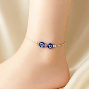 Rose Gold Plated 1174 Silver Fine Zircon Diamond Micro Insert Nazariya Anklet IGI Certificate DANTA Women's Casual Trendy Gift - Product Image 2