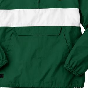 เสื้อแจ็คเก็ตมีฮู้ดสีเขียวขาวสำหรับผู้หญิง ปักลายตราสัญลักษณ์ น้ำหนักเบา แขนยาว เหมาะสำหรับใส่ลำลองกลางแจ้ง - Product Image 4