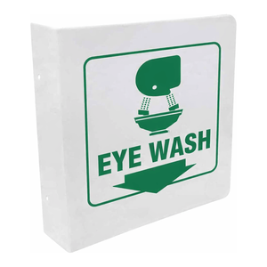 Señal de Lavado de Ojos Brady L, Señal de Seguridad de PVC de Alta Visibilidad para Montar en la Pared, para Laboratorios - Product Image 1