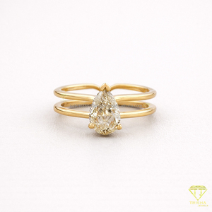 Anillo de Compromiso Romántico de Moissanita para Mujer, Suministro Directo de Fábrica, Ideal para Momentos Significativos y Celebraciones, Disponible para la Venta - Product Image 1