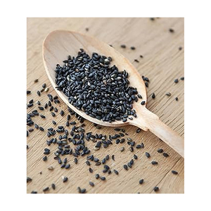 Graines de sésame noir de qualité supérieure 100% naturelles d'origine indienne pour les smoothies, les salades et les recettes saines - Product Image 1