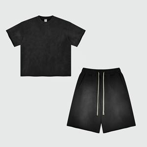 Conjunto Deportivo Casual de Verano para Hombre, Dos Piezas, Camiseta de Manga Corta con Pantalones Cortos, Traje para Gimnasio, Fitness, Running - Product Image 2