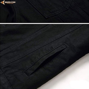 Men's Formal Casual Streetwear Vintage Denim Jacket-Windproof Breathable Eco-Friendly Stone <b>Light</b> Comfortable Everyday Outerwear - Product Image 5