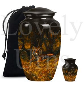 Urna Conmemorativa Tigre para Cenizas de Adultos, Recuerdo Decorativo, Vaso de Homenaje - Product Image 4