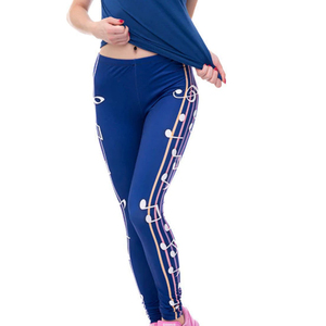 Fashionable Design OEM Custom Logo Smooth Feel Gym Running Wear Sublimation <b>Print</b> Sports Yoga <b>Leggings</b> for Women - Product Image 1