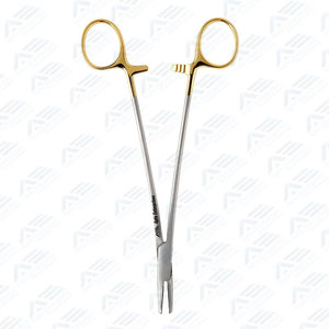 Instrumento Médico Ortopédico: Portaagujas Heaney de 0.5 mm de Longitud Total, 200 mm, con Dientes de Carburo de Tungsteno - Product Image 3