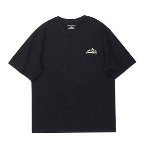 เสื้อยืดพิมพ์ลายพัฟคุณภาพสูงแบบกำหนดเอง เสื้อยืดคอตตอนผู้ชายคอกลม พิมพ์ลายโฟม 3 มิติ สำหรับฤดูร้อน - Product Image 2