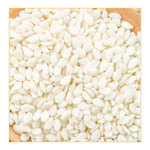 Semillas de Sésamo Blancas Naturales sin Cáscara, Crudas, Frescas, Tamaño Uniforme, Humedad 3.5%, Grado de Exportación, Certificadas por APEDA, Certificadas por ISO, Libres de OMG - Product Image 1