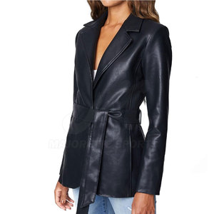 Professional Manufacturing Women <b>Leather</b> Jacket <b>High</b> Quality Craftsmanship With Modern And Timeless Appeal - Product Image 3