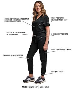 Medical Scrub Suit Uniform Hospital Nursing <b>Set</b> Custom Logo Wholesale <b>Doctor</b> Scrub Shaghaf Sports Wear Impex Sc2 100% Polyester - Product Image 2