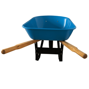 200kg Load Capacity Agricultural Wheelbarrow <b>with</b> Wooden Handle for Hand Carts & <b>Trolleys</b> Use - Product Image 2