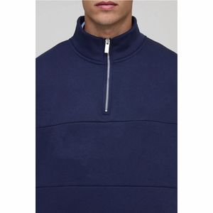 Sweat-shirt à fermeture éclair pour homme de qualité supérieure, pull décontracté à manches longues, tissu chaud, haut élégant pour l'hiver - Product Image 2