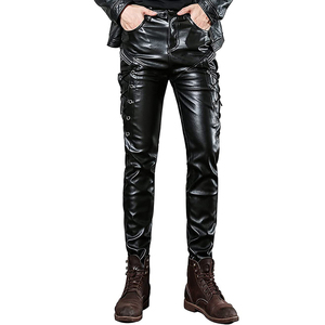 Pantalon cargo en cuir sur mesure de haute qualité pour hommes, séchage rapide, poches fonctionnelles, style jogger, vêtements pour hommes, pantalon cargo en cuir - Product Image 5
