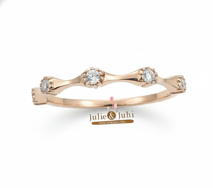 Bague pour femme en or 22 carats, finition brillante, idéale pour les fiançailles, les mariages, les occasions festives et le quotidien - Product Image 2