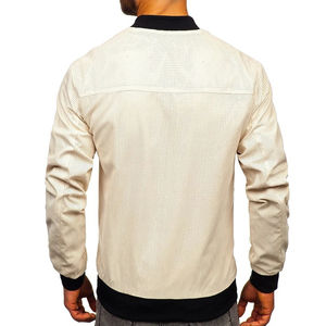 Chaqueta Varsity de Lana para Hombre, Moderna y Cómoda, de Alta Calidad, Resistente al Agua y al Viento, para Invierno, Informal, con Patrón de Letras - Product Image 3