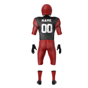 Conjunto de Uniforme de Fútbol Americano Profesional Personalizado, Pantalones Sublimados, Resistentes, que Absorben la Humedad, para Entrenamiento y Partidos - Product Image 3