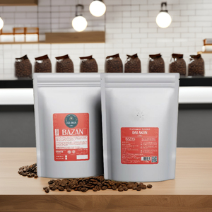 Café en grains entiers de qualité supérieure, torréfaction française, naturel/transformé par procédé sec, BITTER 0,5 kg, Arabica vietnamien Robusta Dalakon Bazan - Product Image 2