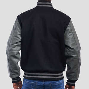 Vestes pour hommes sur mesure avec logo personnalisé, taille plus, style varsity vintage pour hommes - Product Image 2