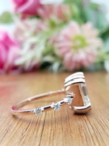 Anillo de Compromiso y Boda D'VINS JEWELS con Forma de Esmeralda, Corte Brillante, Cultivado en Laboratorio, Color D, Blanco, Plateado, Chapado en Oro - Product Image 5