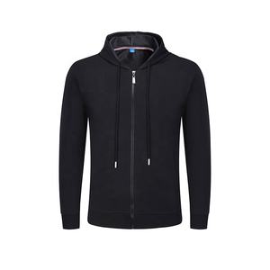 Sudadera con capucha seca al sol de 100% algodón 320 Gsm de alta calidad, cremallera personalizada, Color liso, sudaderas con capucha en blanco teñidas de punto de alta calidad para otoño - Product Image 4