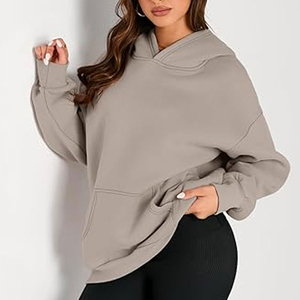 Sudaderas Extra Grandes para Mujer, Más Vendidas a Bajo Precio, Estilo Casual de Invierno, Tacto Suave, Color y Tela Personalizables, Servicio OEM de Alta Calidad - Product Image 6
