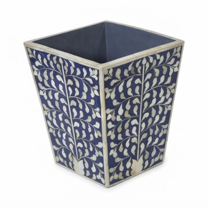 Geometric Bone Inlay Flower <b>Vase</b> Handcrafted Resin <b>Mosaic</b> Flower Pot Modern Tabletop Planter for Home Hotel Living Room Decor - Product Image 6