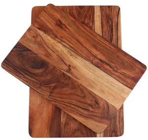 Tabla de Cortar de Madera Rectangular, Superficie de Madera Resistente, Acabado Liso, Ecológica, Apta para Lavavajillas, Utensilios de Cocina - Product Image 2