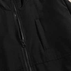 TST 2110.1 Men's Durable Eco-Friendly Breathable Quick Dry Long Raincoat <b>Hat</b> /Black-Cozy Practical for Everyday Use - Product Image 3