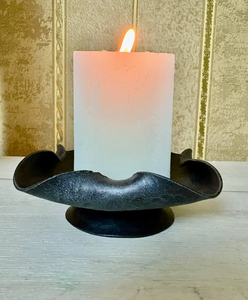 <b>Top</b> Selling Oval Design Metal Candle stand Holder High Quality Handmade Eco-Friendly Black Home Hotel Party Decoration - Product Image 6
