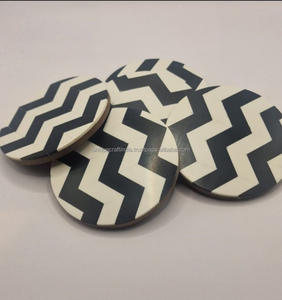 Sous-verre à thé en incrustation d'os personnalisé de luxe fait à la main sans danger pour un usage domestique indien - Product Image 2