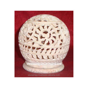 Top Quality New Handmade And Polished Soapstone <b>Carving</b> Design <b>Candle</b> Holders For Home Decoration And Corporate Gift Purpose - Product Image 2