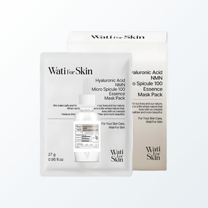 Masques pour le visage Whatiforskin Hyaluronic Acid NMN micro Spicule 100 Essence Face Mask 10ea Fabriqué en Corée - Product Image 4