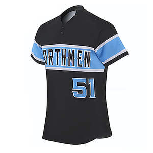 Uniformes de Béisbol Personalizables en Oferta, Manga Corta, Alta Calidad, 100% Poliéster, Ligeros, Transpirables, Antibacterianos - Product Image 2