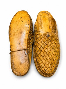 Leather Kolhapuri Closed Toe Platform Outdoor <b>Slippers</b> for <b>Summer</b> & Winter with Buckle Strap - Product Image 3