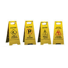 LAKSHY Señal de Advertencia de Piso Mojado de Doble Cara, Plástico H2 de la Mejor Calidad, Color Amarillo, Impresión UV, Clase III, Prismática de Alta Intensidad - Product Image 4