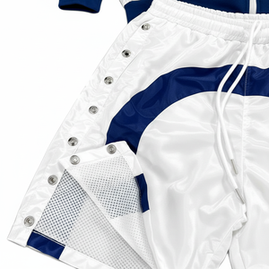 Conjunto de Verano para Mujer Tallas Grandes: Chaqueta Cortavientos y Pantalones Cortos 100% Algodón, Fabricación Personalizada con Bordado y Cremallera - Product Image 5