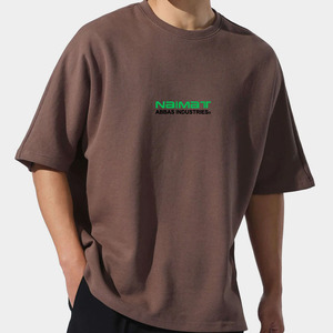 เสื้อยืดแขนสั้นผู้ชายทรงเข้ารูป ผ้าฝ้ายออร์แกนิค 100% ถักทอแบบนิต สำหรับใส่ลำลองในฤดูร้อน เป็นมิตรกับสิ่งแวดล้อม ขายส่ง - Product Image 1