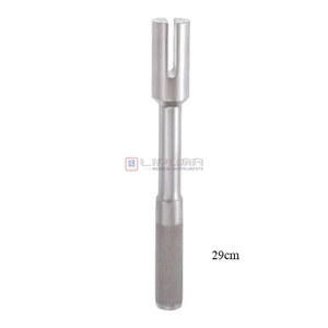 Herramienta ortopédica para clavos óseos, instrumento médico de acero inoxidable de grado quirúrgico, martillo ranurado ortopédico para extractor de clavos, 29 cm - Product Image 1