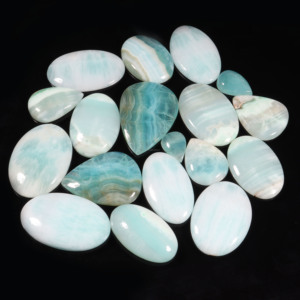 100% naturel qualité bleu Calcite pierre Top qualité qualité Calcite Cabochon pierre en vrac Calcite en vrac fait à la main faisant des bijoux - Product Image 1