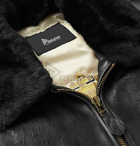 Plain High Street Men's <b>Gothic</b> Biker <b>Jacket</b> Punk Leather Coat Winter Eco-friendly Silver Skull Cross Hardware Slim Fit Stand - Product Image 5